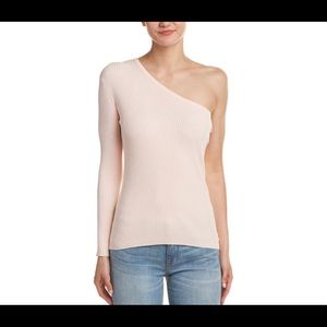 Central Park West one shoulder sweater